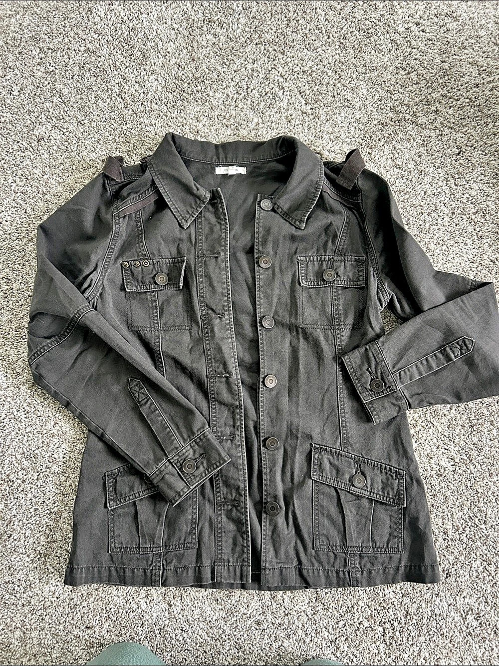 Maurices Utility Jacket Black Size Small